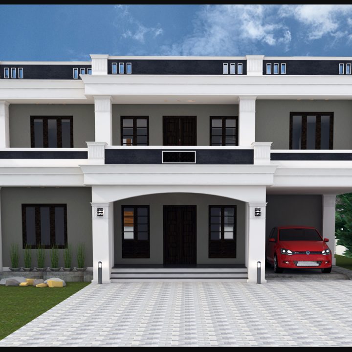 Final Rendered Image of The Residence